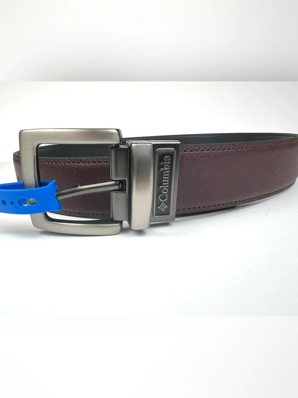 Columbia Belt Reversible Men's Size S 30-32 Synthetic Leather Brown / Black